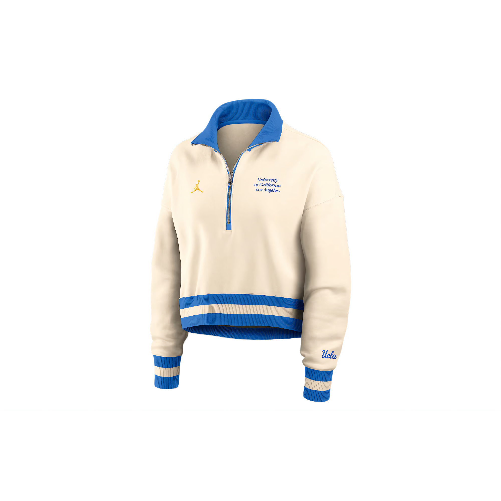 Jordan Ucla Legacy Women's Jordan Brand College Cropped 1/4-Zip Crew