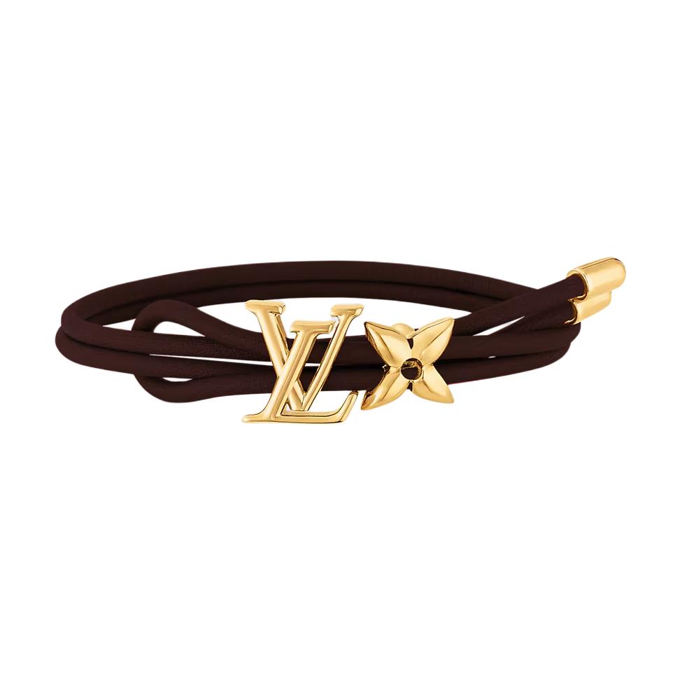 Женский браслет Louis Vuitton (бордовый)