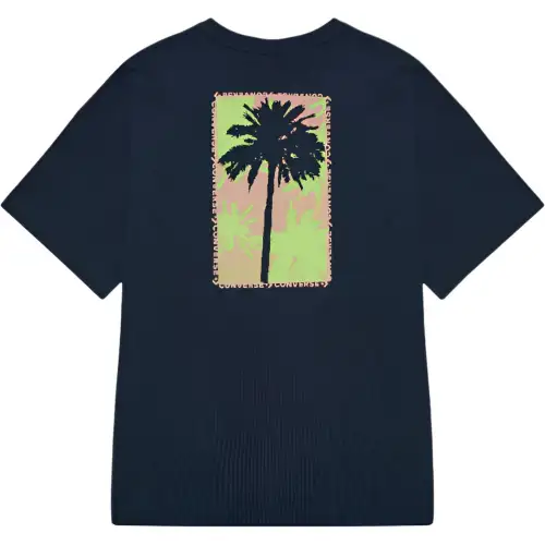 Converse T Shirts Unisex Black Crew Neck Moderate