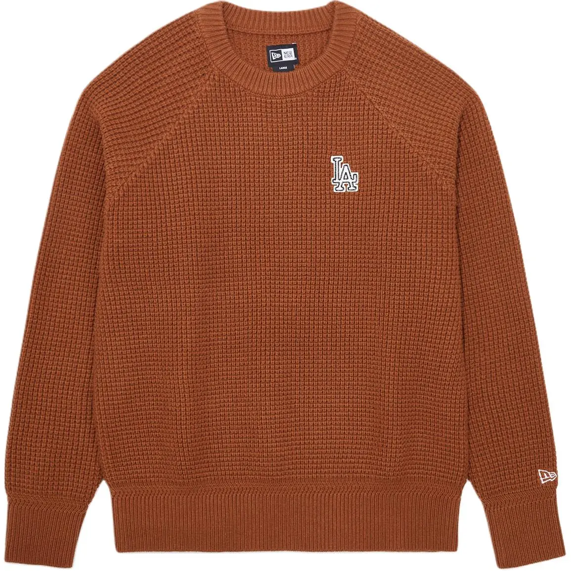 New Era Knitwear Unisex Brown Crew Neck Moderate
