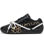 PUMA Speedcat Collection Couple, Leopard Print Nude Low top Casual Shoes Unisex Black Yellow