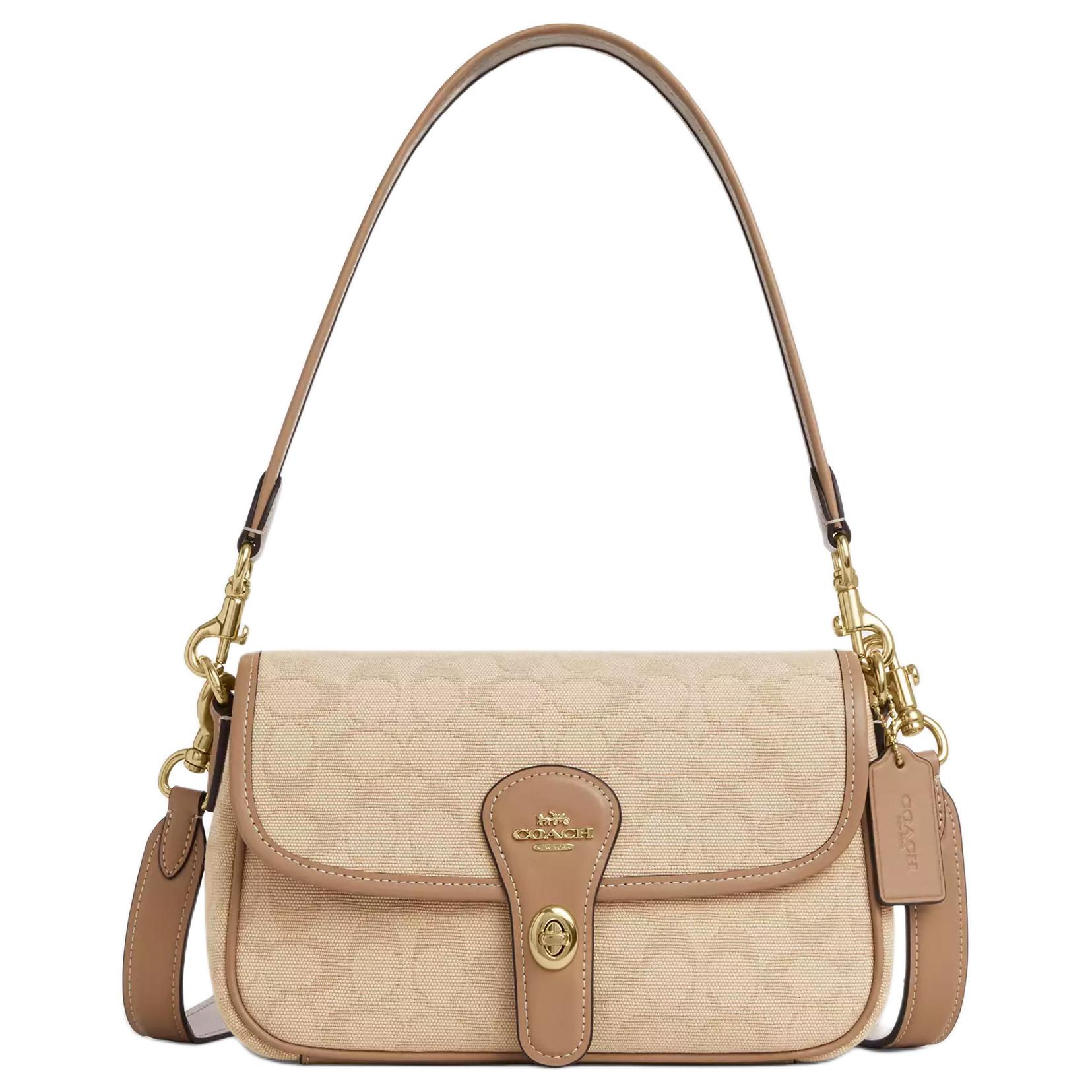 Женская сумка COACH Hadley 25 (коричневая)