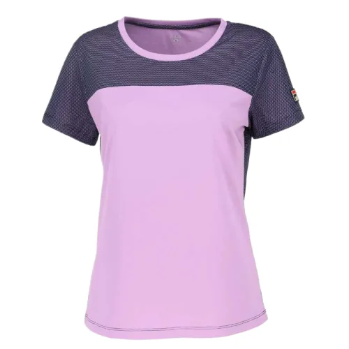 FILA Tennis Tops Women's Lavender Crew Neck Moderate