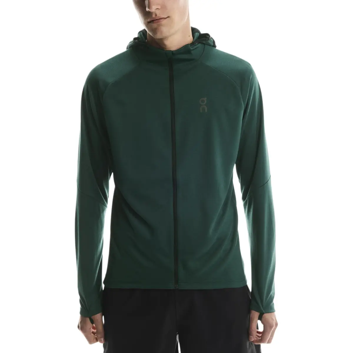 On Climate Jackets Men's Algae Spirulina Green Hooded Moderate Other
