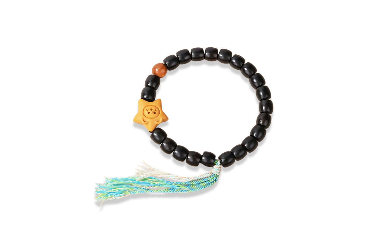 RINGLOVE Star Light Love, new Chinese style, national trend, retro, warm and delicate, unique cultural toys, cute five-pointed star beaded rope, tassel, literary and Zen style, unique niche creative versatile hand accessories, firewood, bead string, same style for men and women, couple style