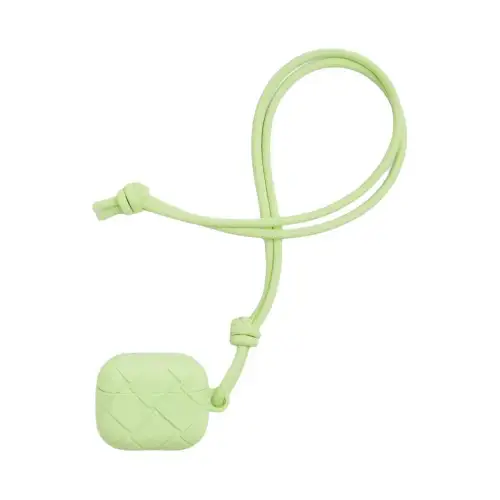 Bottega Veneta Silicone AIRPODS Protective Cover Earphone Case Men's Fennel Green