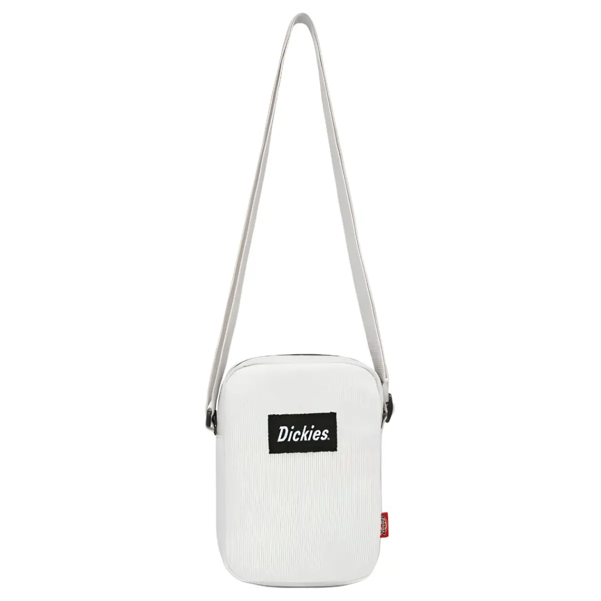 Dickies Applique Corduroy Cell Phone Pouch Crossbody Bag Mini Unisex White
