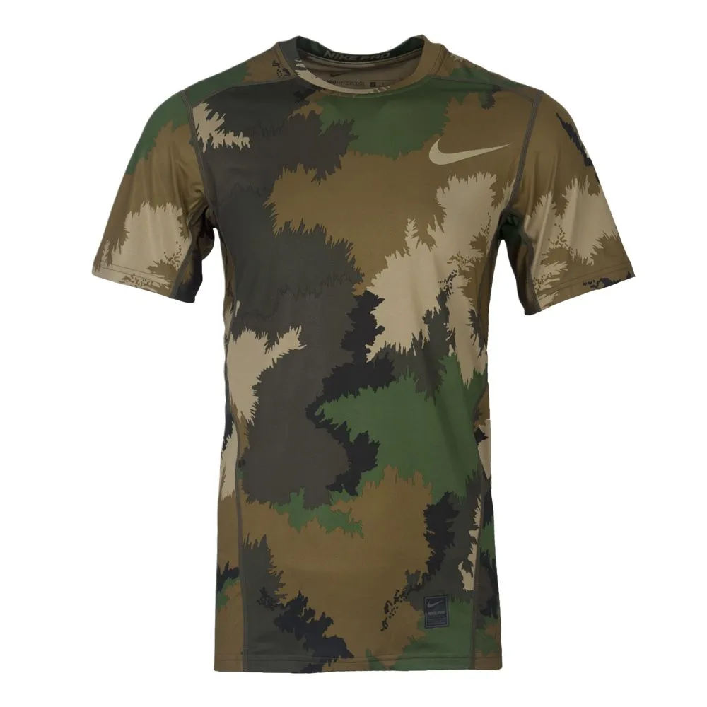 Nike Pro NP HPRCL TOP SS FTTD AOP T Shirt Men's
