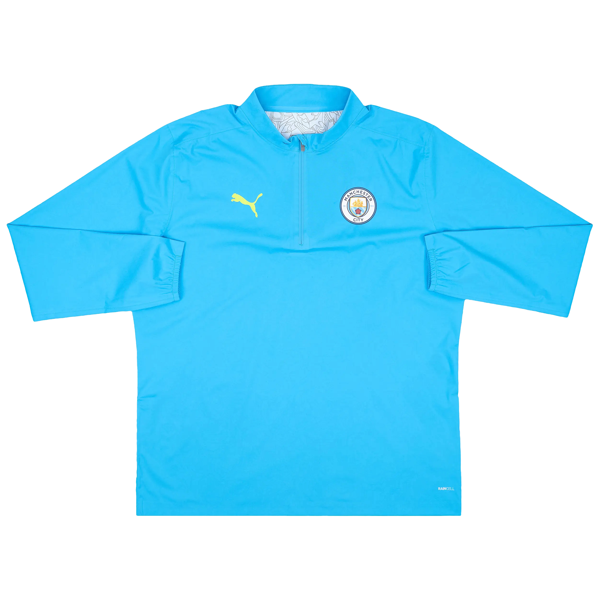 PUMA Manchester City 1/4 Zip Rain Top Soccer Jersey Unisex