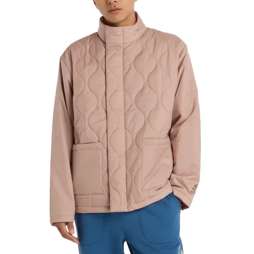 New Balance Jackets Men's Pink Stand Collar Moderate Other