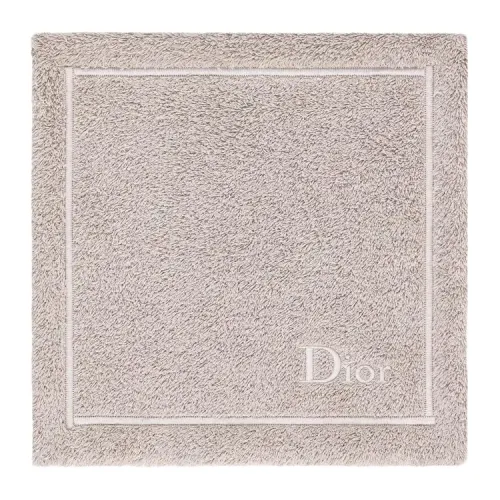 DIOR Dior, square brown towel, print, 30×30cm