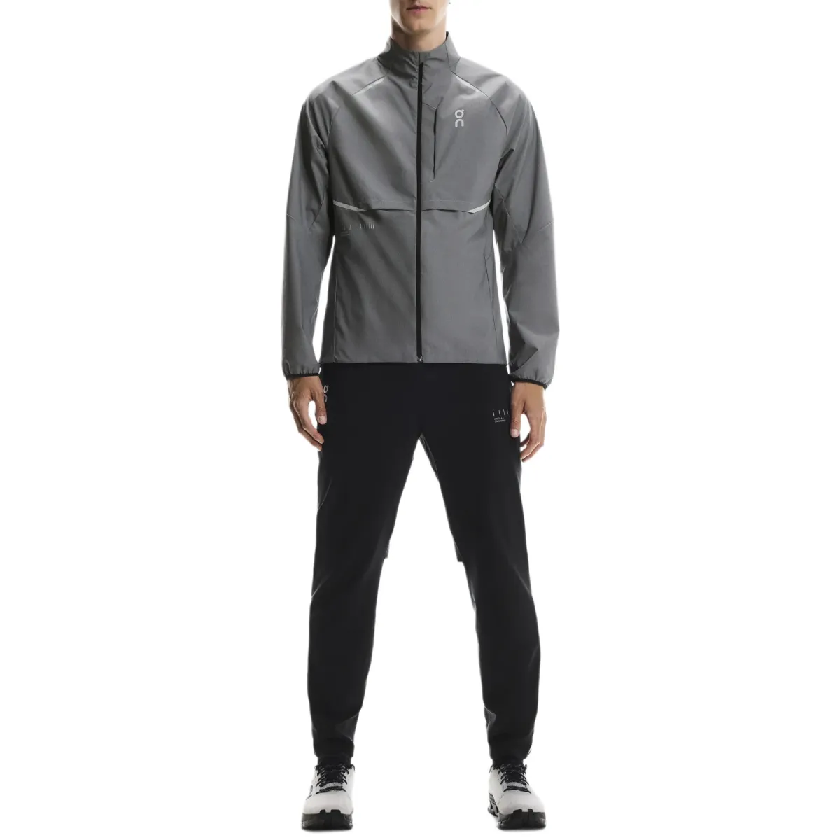 On Weather Jackets Men's Eclipse Black Stand Collar Moderate