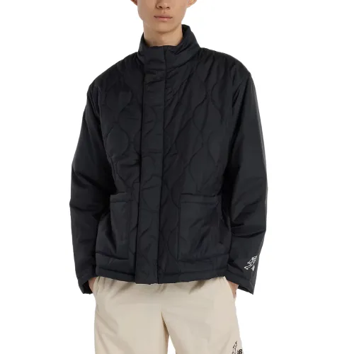New Balance Jackets Men's Black Stand Collar Moderate Other