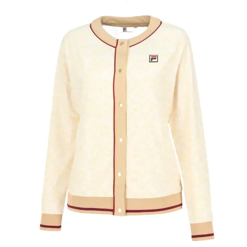 FILA Tennis Tops Women's Ivory Crew Neck Moderate