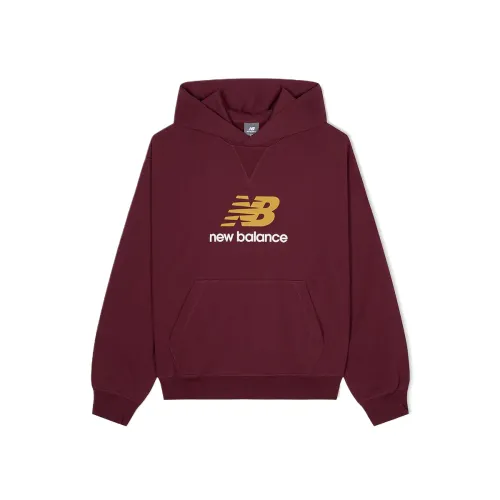 New Balance logo-print hoodie