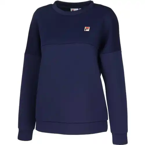 FILA Knitwear Women's Marine Blue Crew Neck Moderate