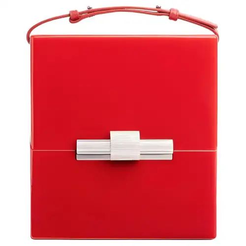 Bottega Veneta Sheepskin Crossbody One Shoulder Handbag Women's Red