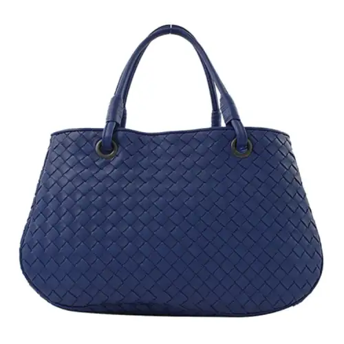 Bottega Veneta Sheepskin Shoulder Bag, Tote, Handbag Unisex Blue