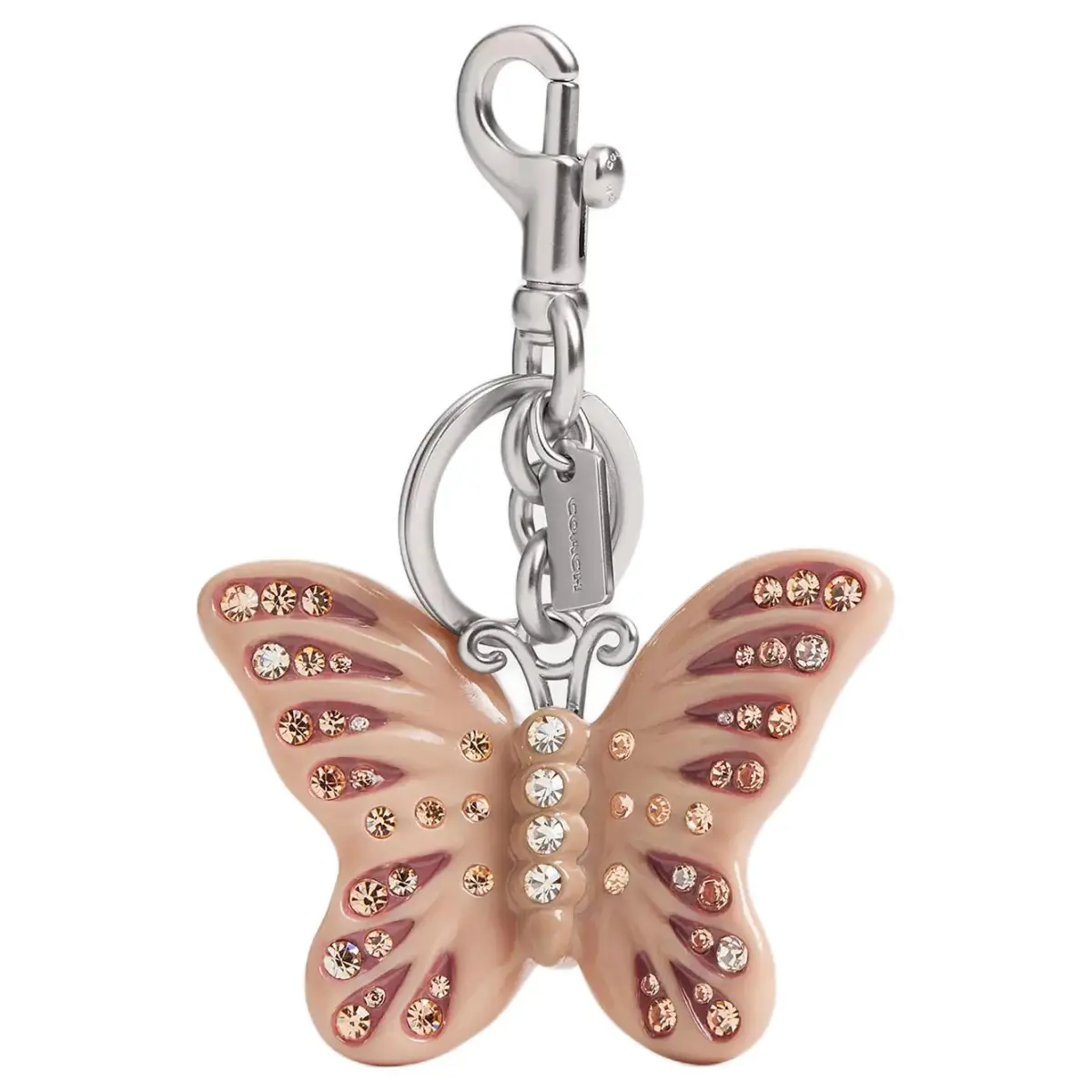 COACH Metal & Resin & Crystal Bag Accessory Small Women's Pink