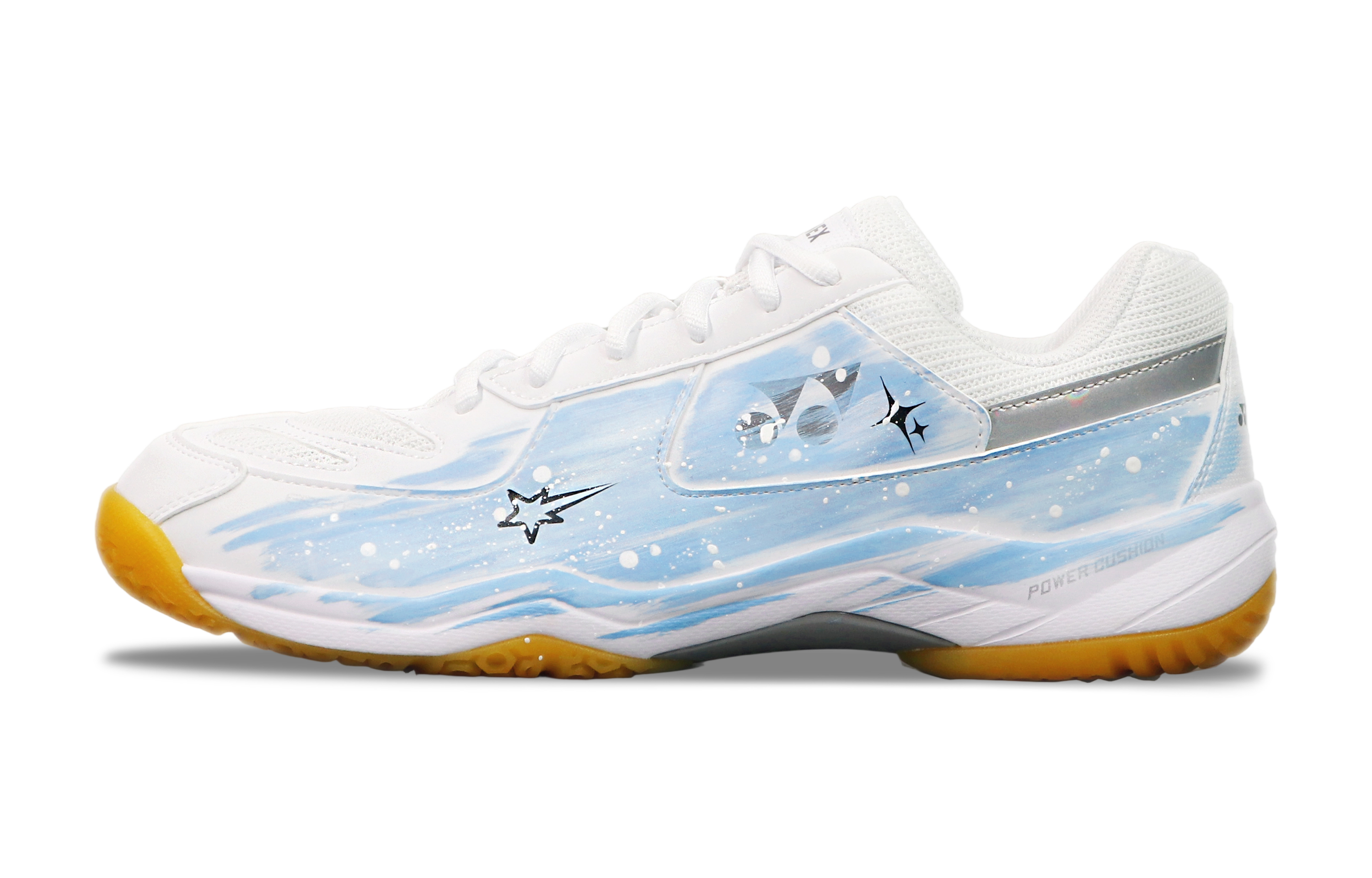 YONEX Power Cushion Wear resistant And Lightweight Low top Badminton Shoes Unisex Light Blue