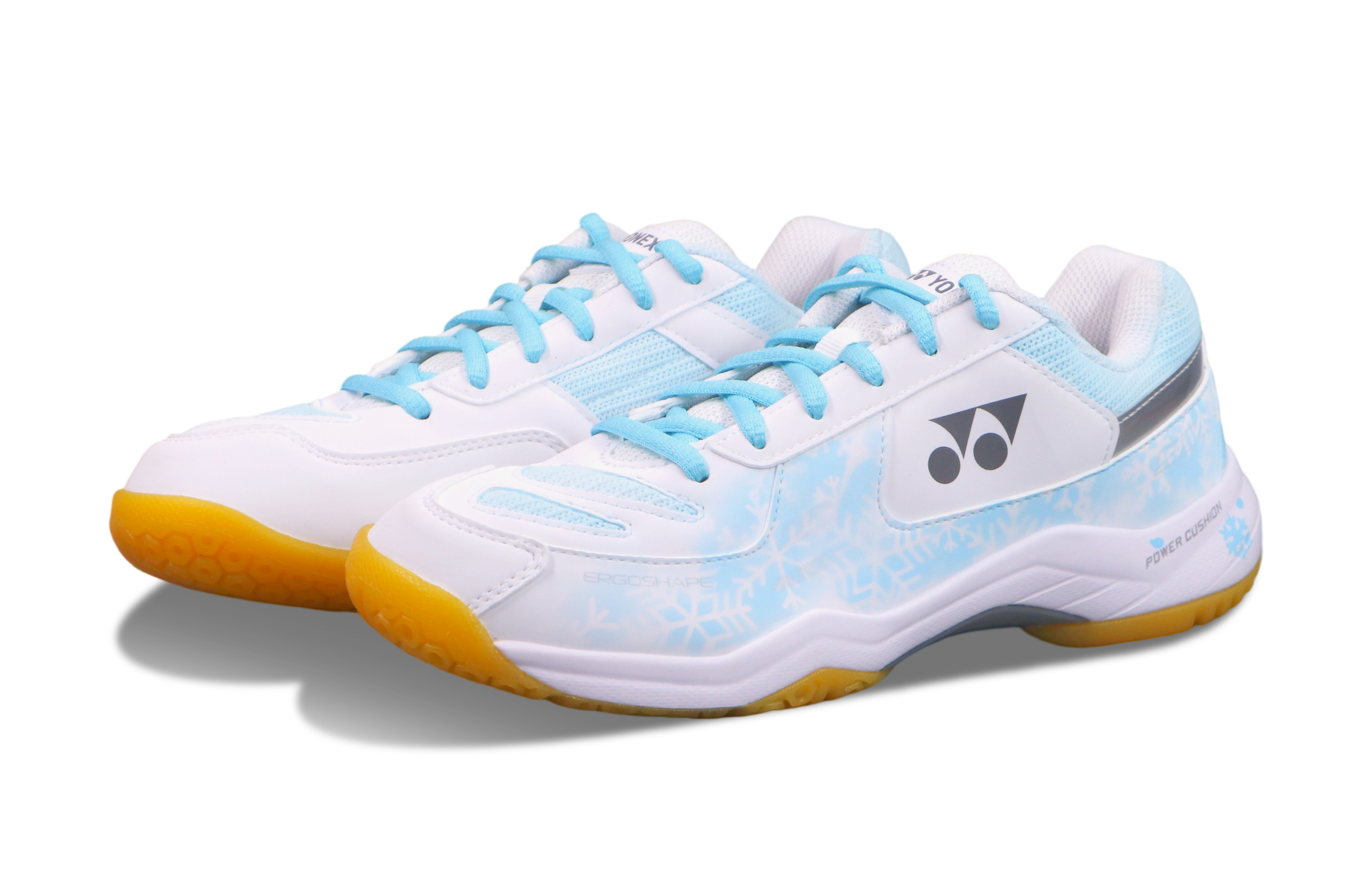 YONEX Power Cushion Abrasion Resistant Cushioning Low top Badminton Shoes Unisex Light Blue