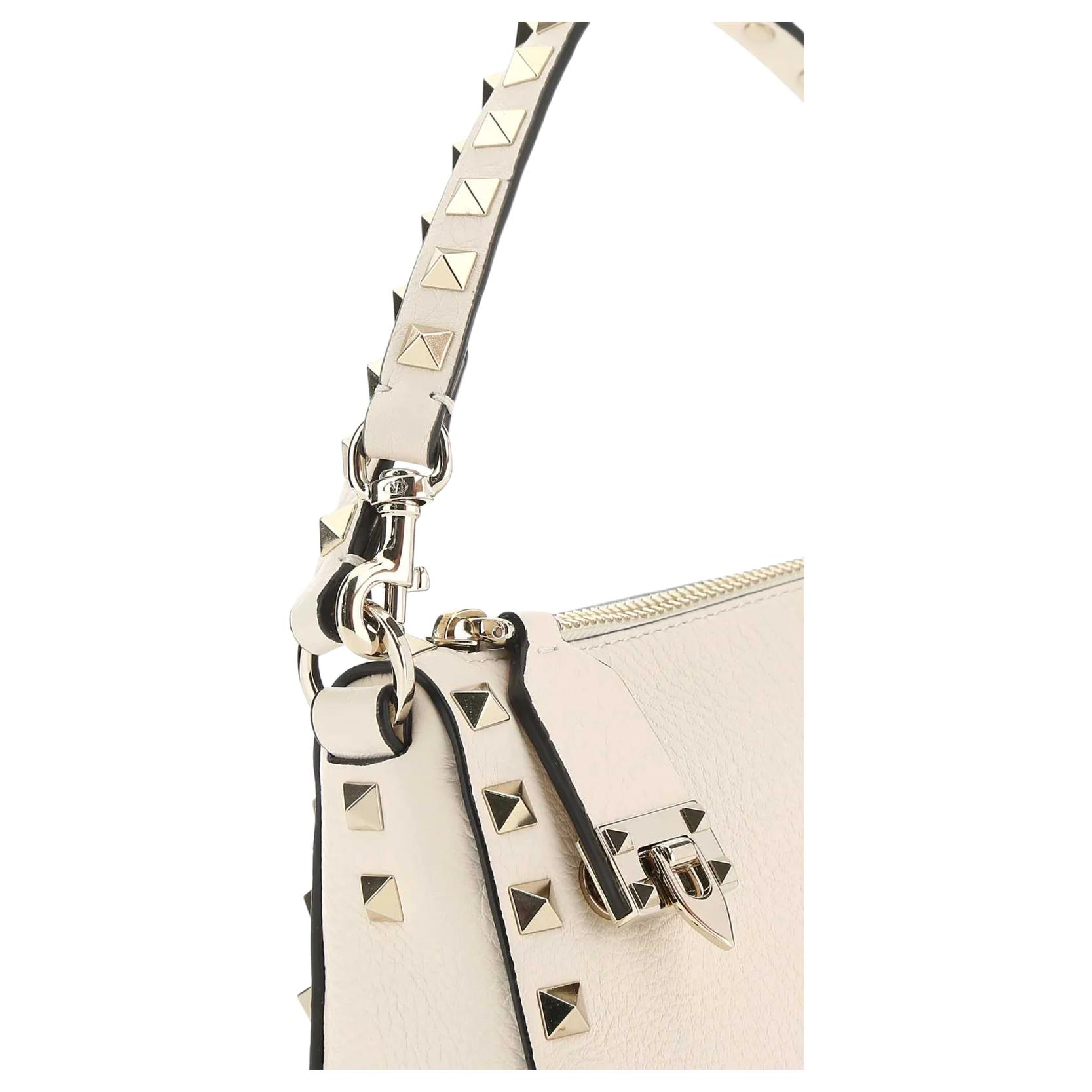 Женская сумка Valentino ROCKSTUD (белый) — фото 5
