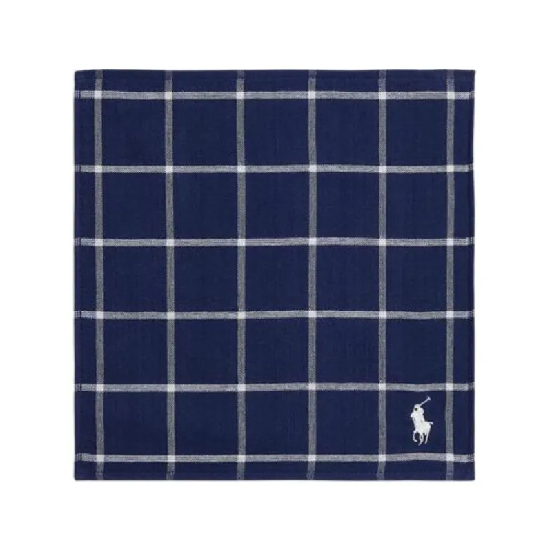 Polo Ralph Lauren Handkerchief, dark blue bath towel, 26×25.5cm