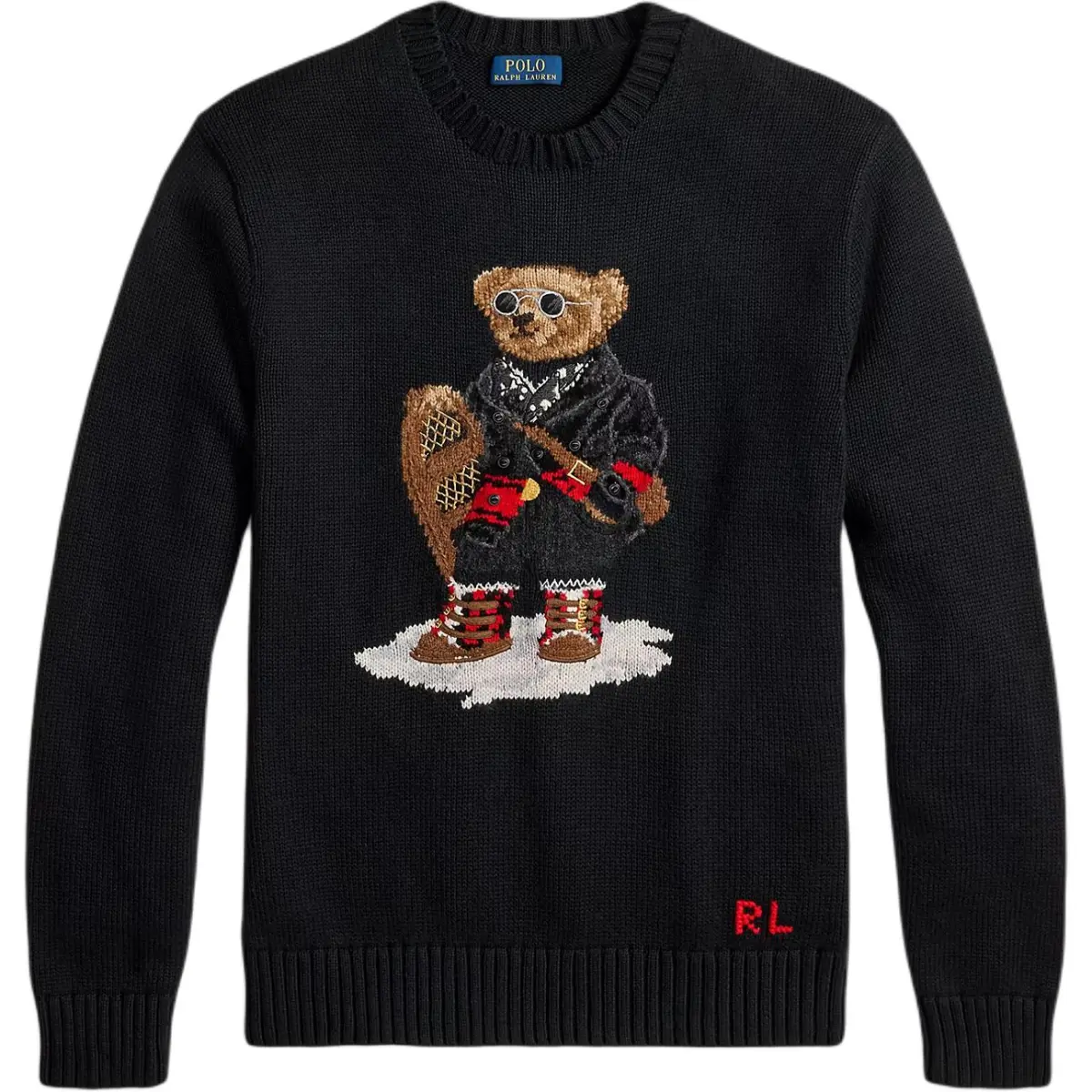 Polo Ralph Lauren Polo Bear FW25 Sweater Standard Men's Black