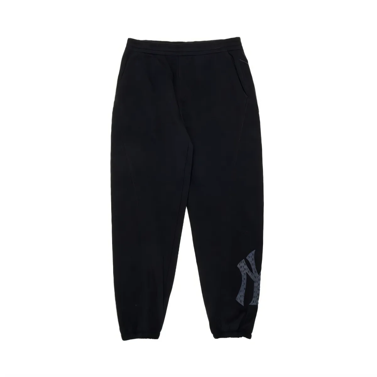 MLB New York Yankees Fleece Lined Elastic Cuff Pants Knitted Sweatpants Unisex New York Yankees/Black
