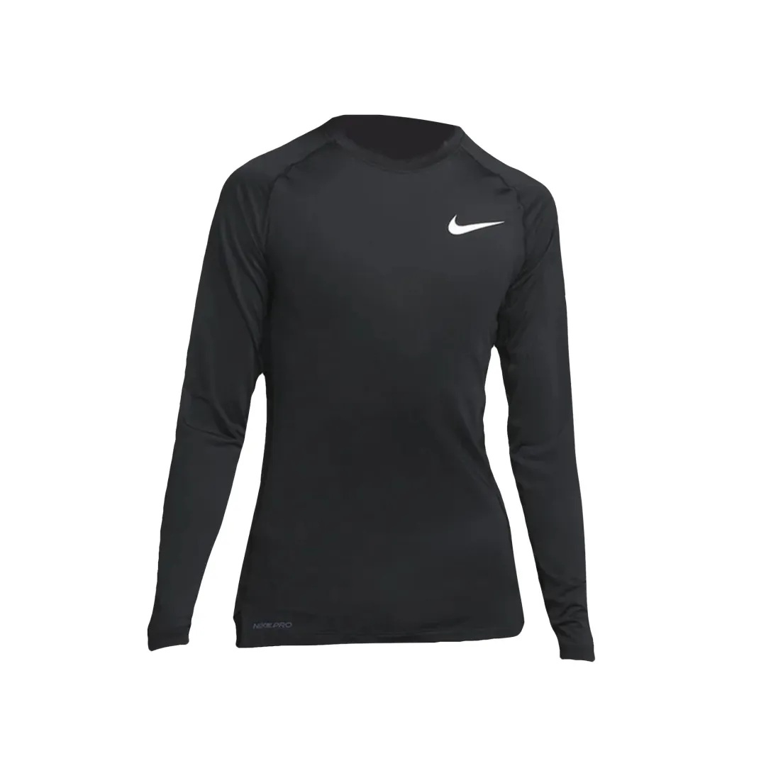 Nike Pro T-Shirts Men's Black Crew Neck Moderate
