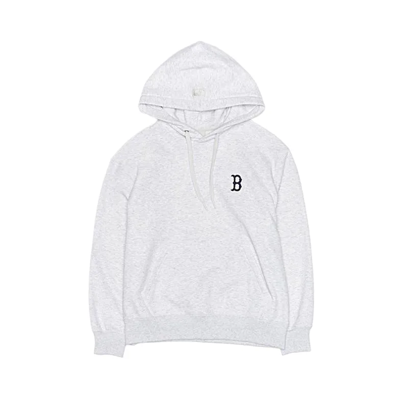 MLB Boston Red Sox Thermal Hooded Pullover Fleece Lined Cleanfit American Casual Versatile Sweatshirt Unisex