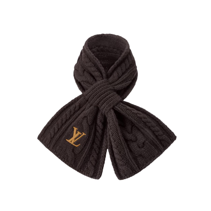 Мужской шарф Louis Vuitton Scarf (коричневый)