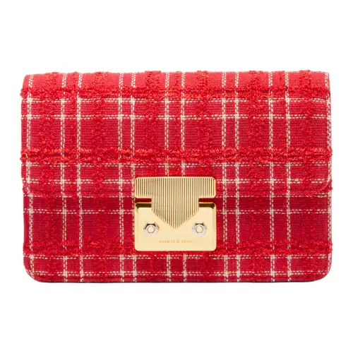 CHARLES&KEITH Wedding Pu Small Square Bag, Shoulder Bag, Crossbody Bag Small Women's Multicolor