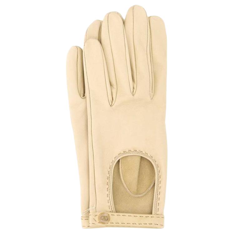 Женские перчатки Valentino 7W2GBA00LDUAKY (бежевые)