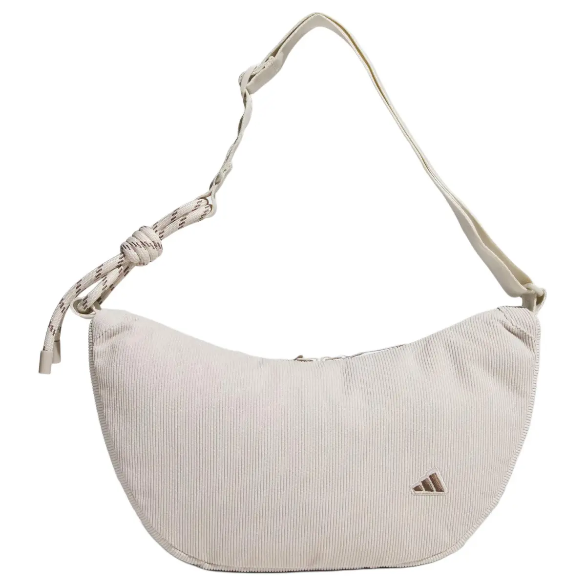 Adidas Corduroy Fabric Corduroy Shoulder Bag, Crossbody Bag Unisex Miracle Bauxite Brown Color