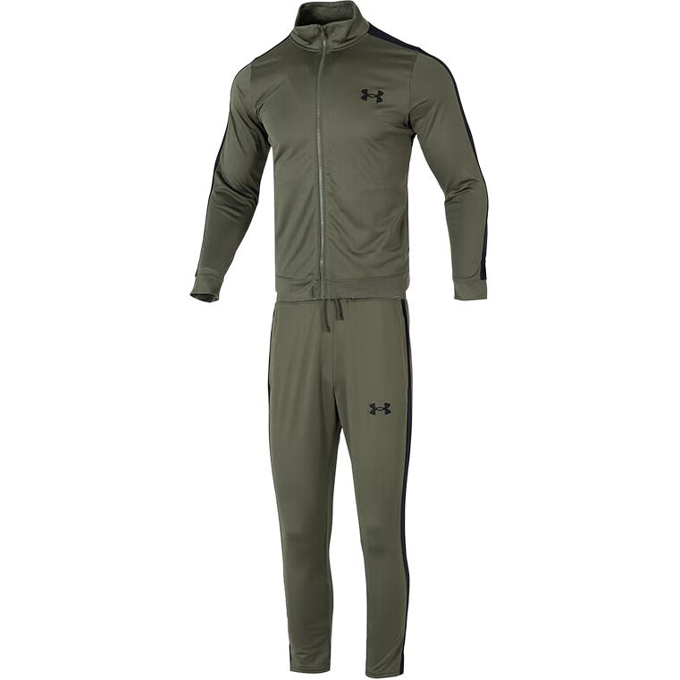 Мужской спортивный костюм Under Armour На молнии (черный)