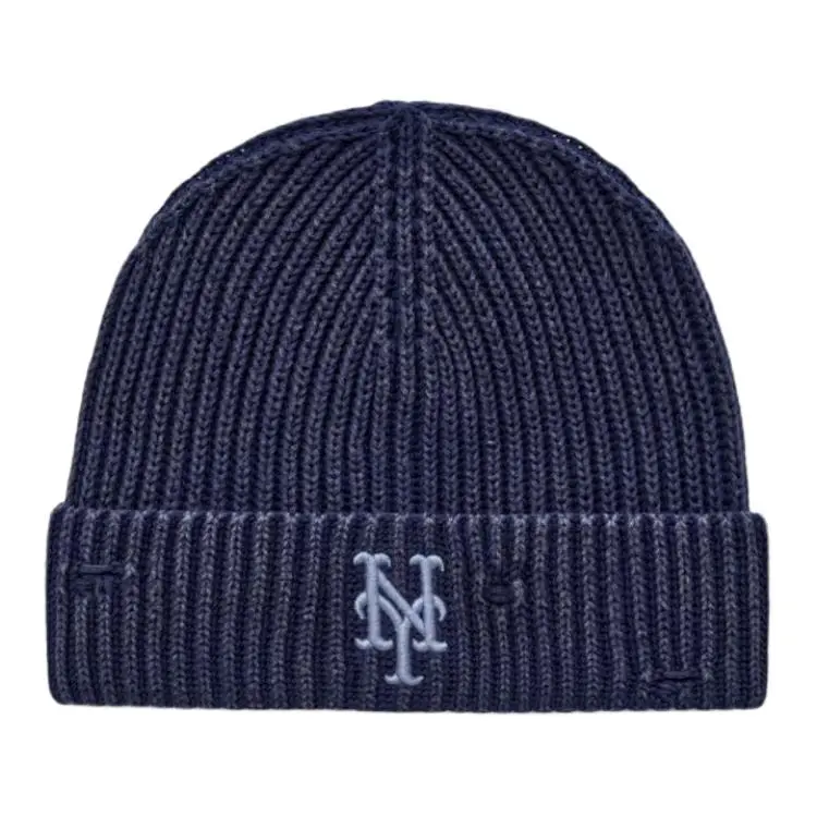 MLB 100% Cotton Beanies Unisex Marine Blue