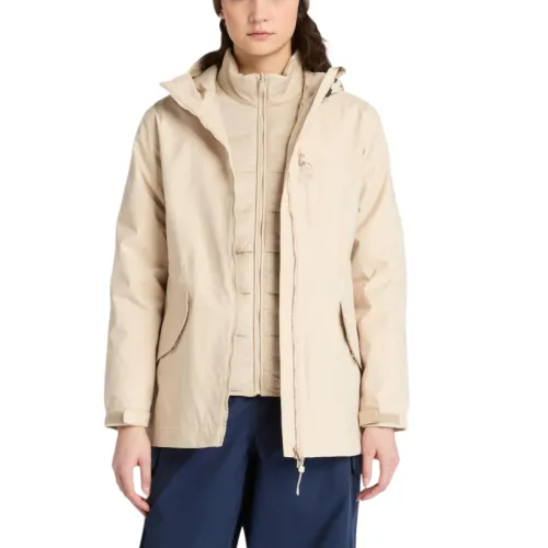 Timberland Jackets Women's Khaki Hooded Moderate Other