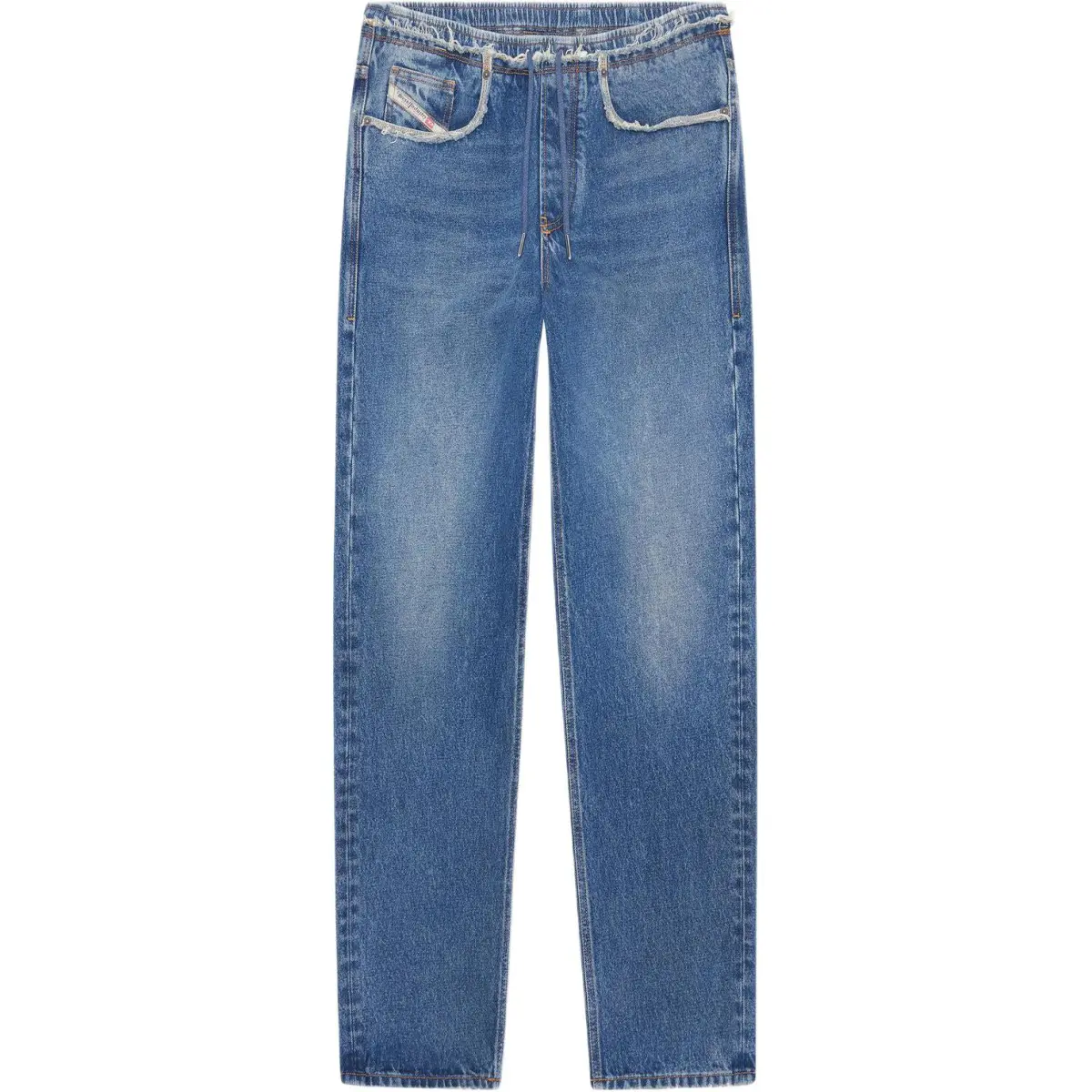 DIESEL Jeans Men's Blue Moderate Straight Fit Pants