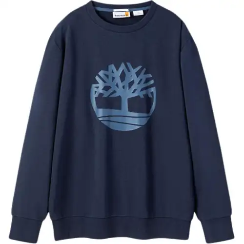 Timberland Sweatshirts Men's 433 Blue Crew Neck Moderate