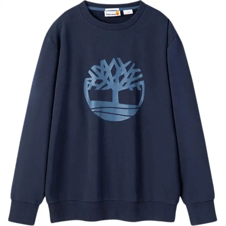Timberland Sweatshirts Men's 433 Blue Crew Neck Moderate