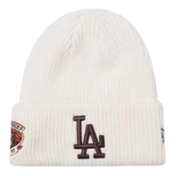 New Era Beanies Unisex Milk White