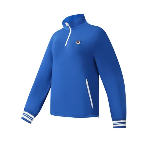 FILA Tennis Sweatshirt Women's Golden Diamond Blue