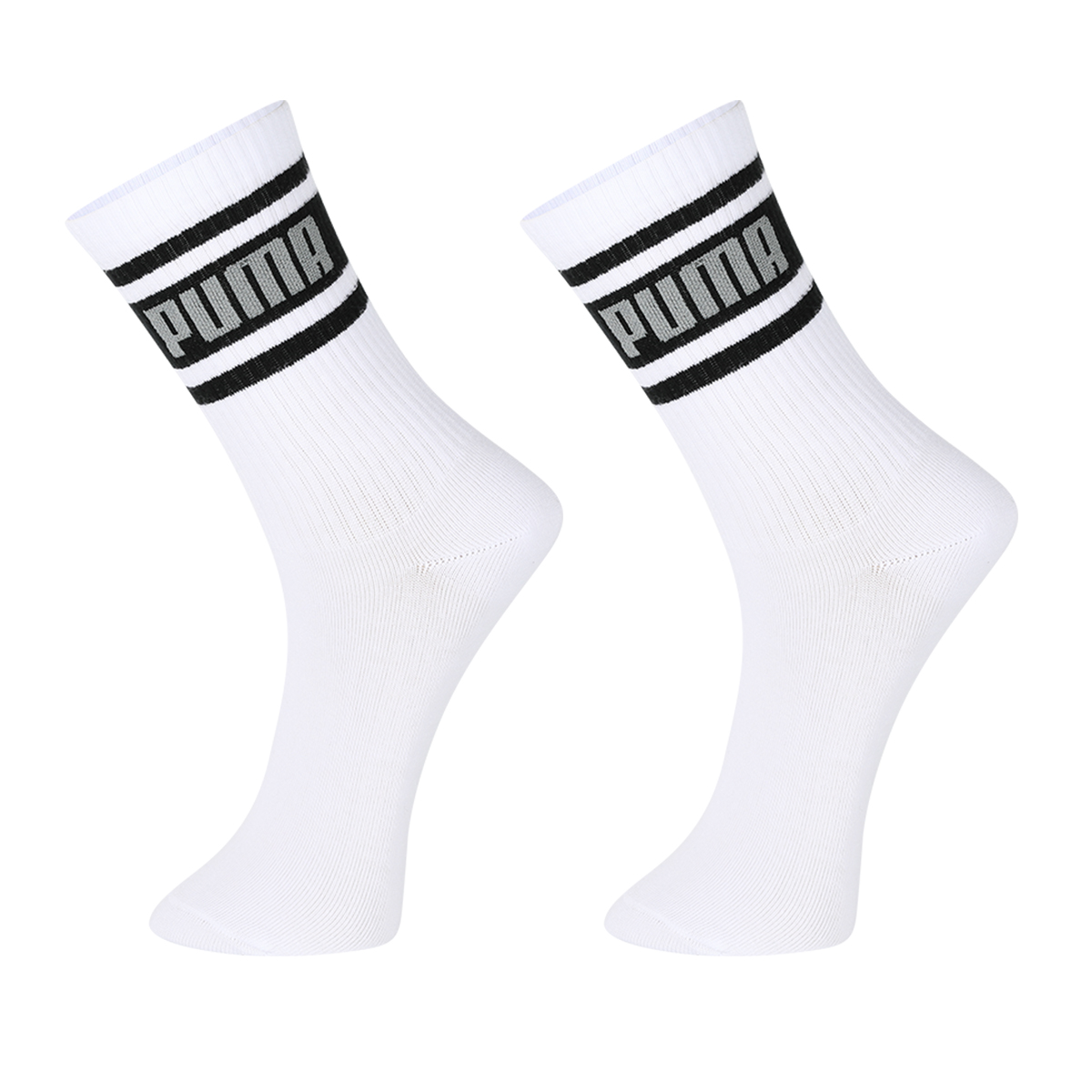 PUMA Knee High Socks Unisex White