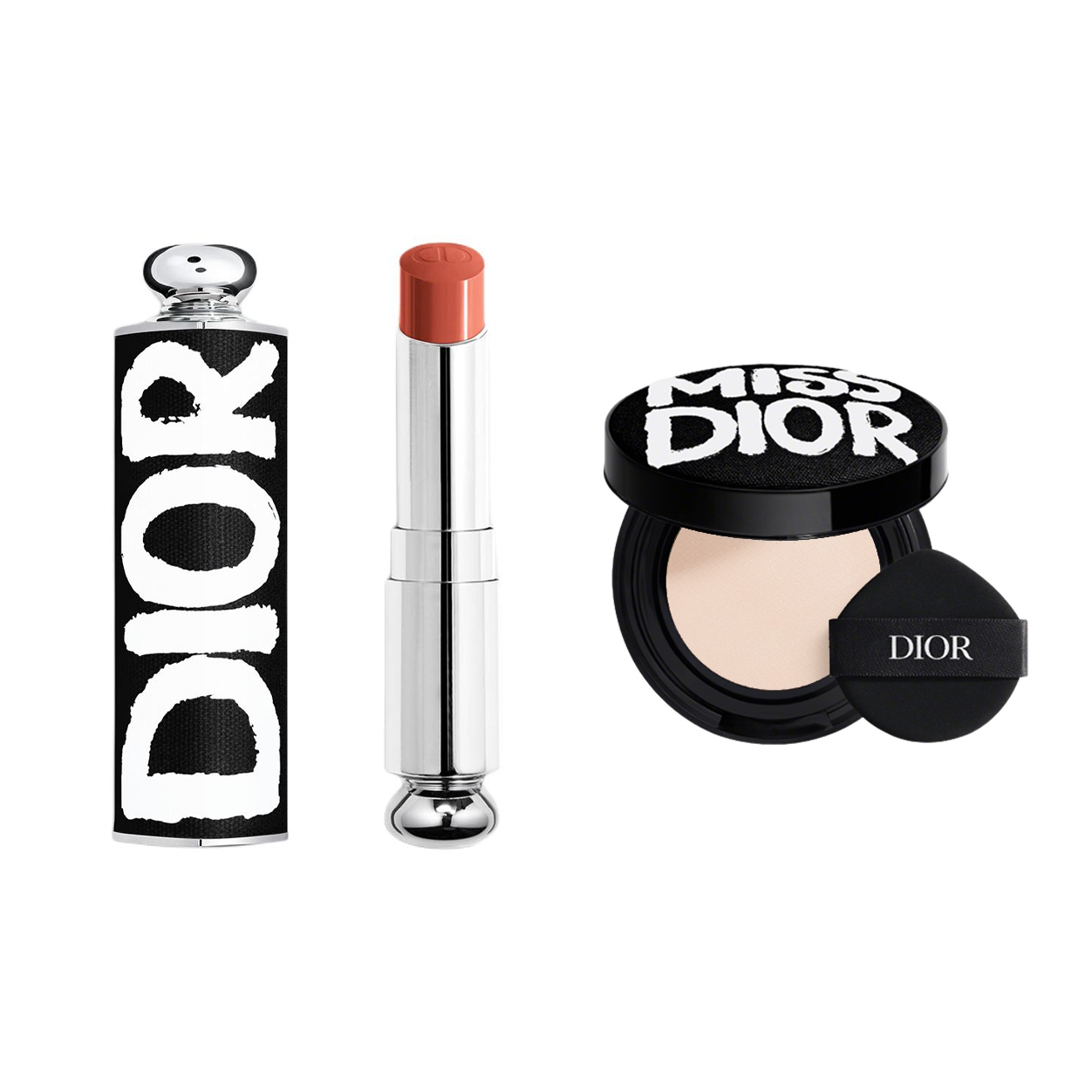 Косметический набор Dior Передний край черного (кремовый)