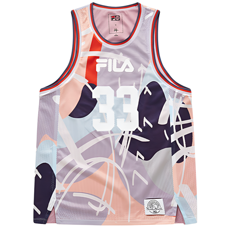 FILA FUSION Sleeveless Sports Shirts Women’s Orange Purple Other
