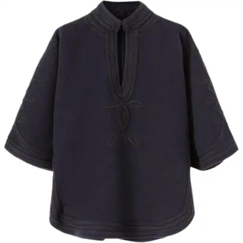 Loro Piana V neck Cape
