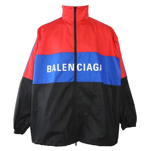 Balenciaga Jackets & Coats Loose Fit Men's Red Black