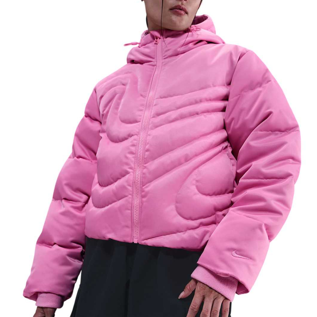 Женская куртка Nike Swoosh Sportswear Series Therma Fit (черная)