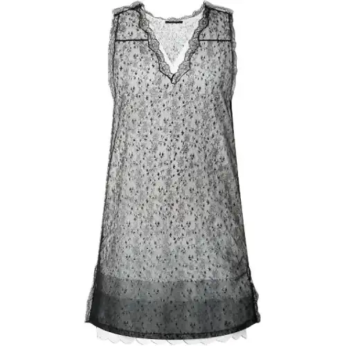 LOUIS VUITTON New Quarterly Products Of LV Sleeveless Dresses Women's Black V Neck Moderate Mid Length